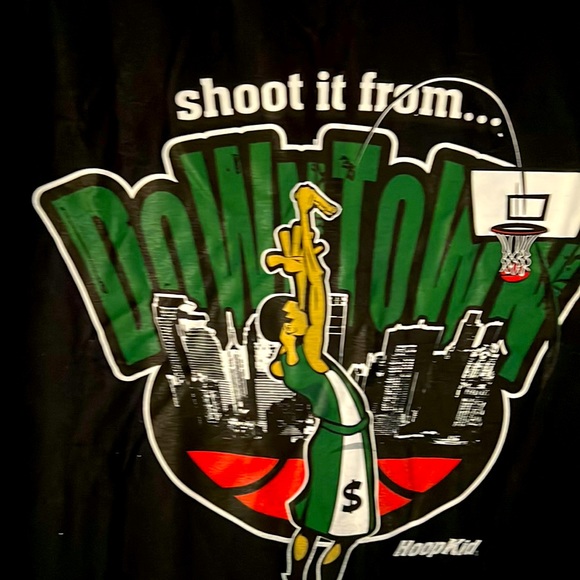 Hoop Kid S/S Youth Basketball Theme Tee - Picture 2 of 4